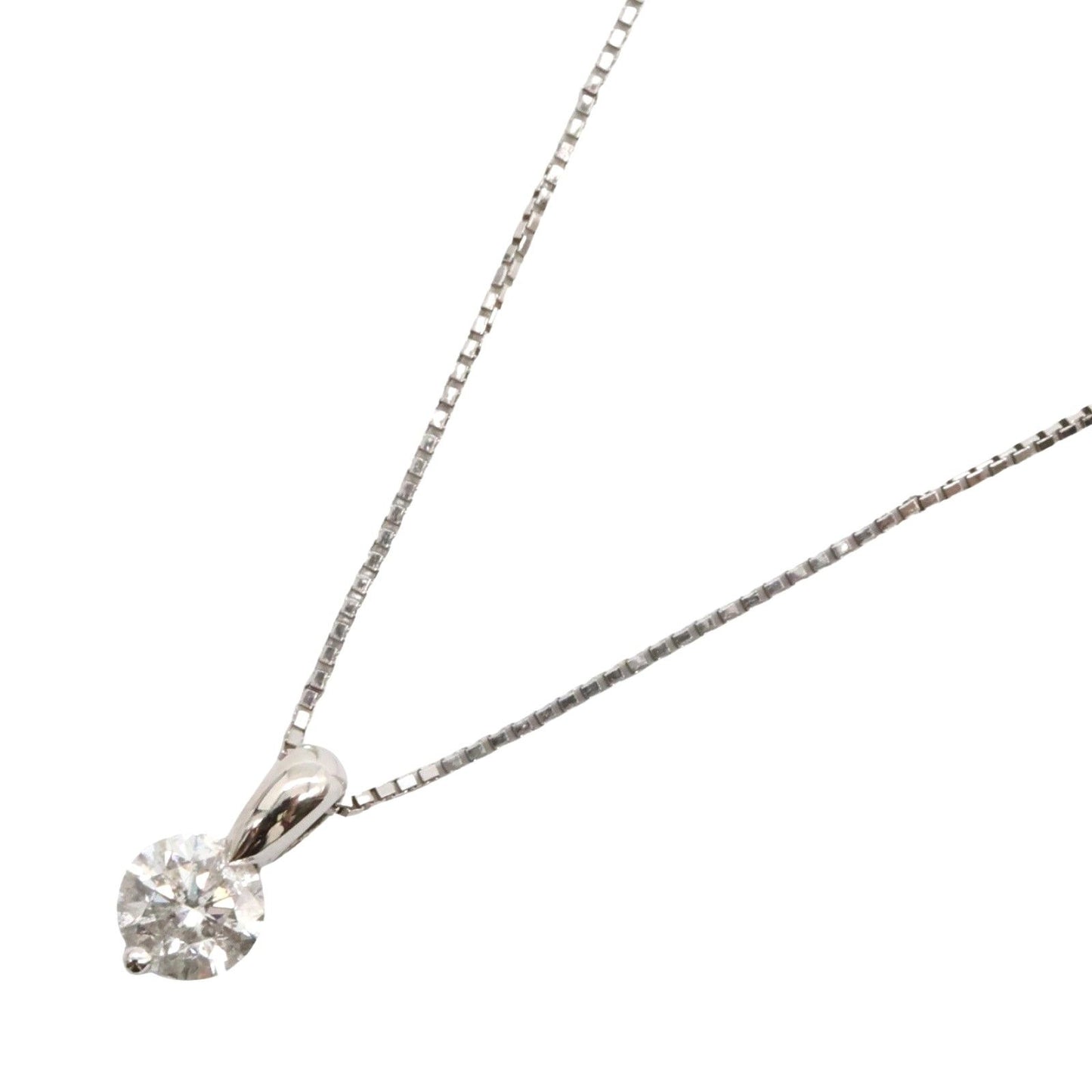 Exquisite Platinum Diamond Pendant Necklace - 0.515ct