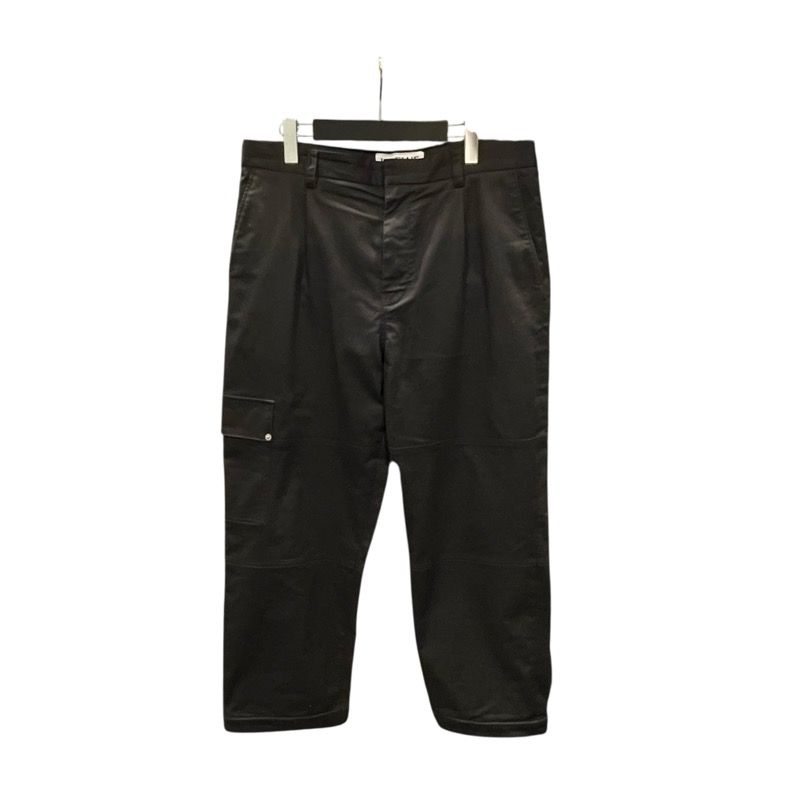 LOEWE Wide Cargo Trousers in Black Cotton - Men's Luxury Pants