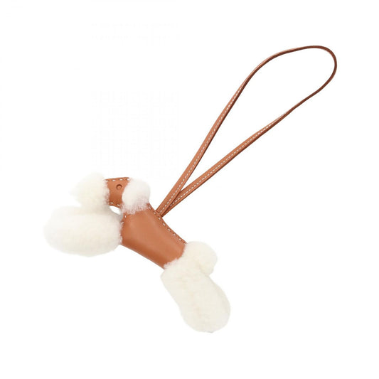 HERMES Buddy Charm in Gold Mouton - Unused Luxury Accessory