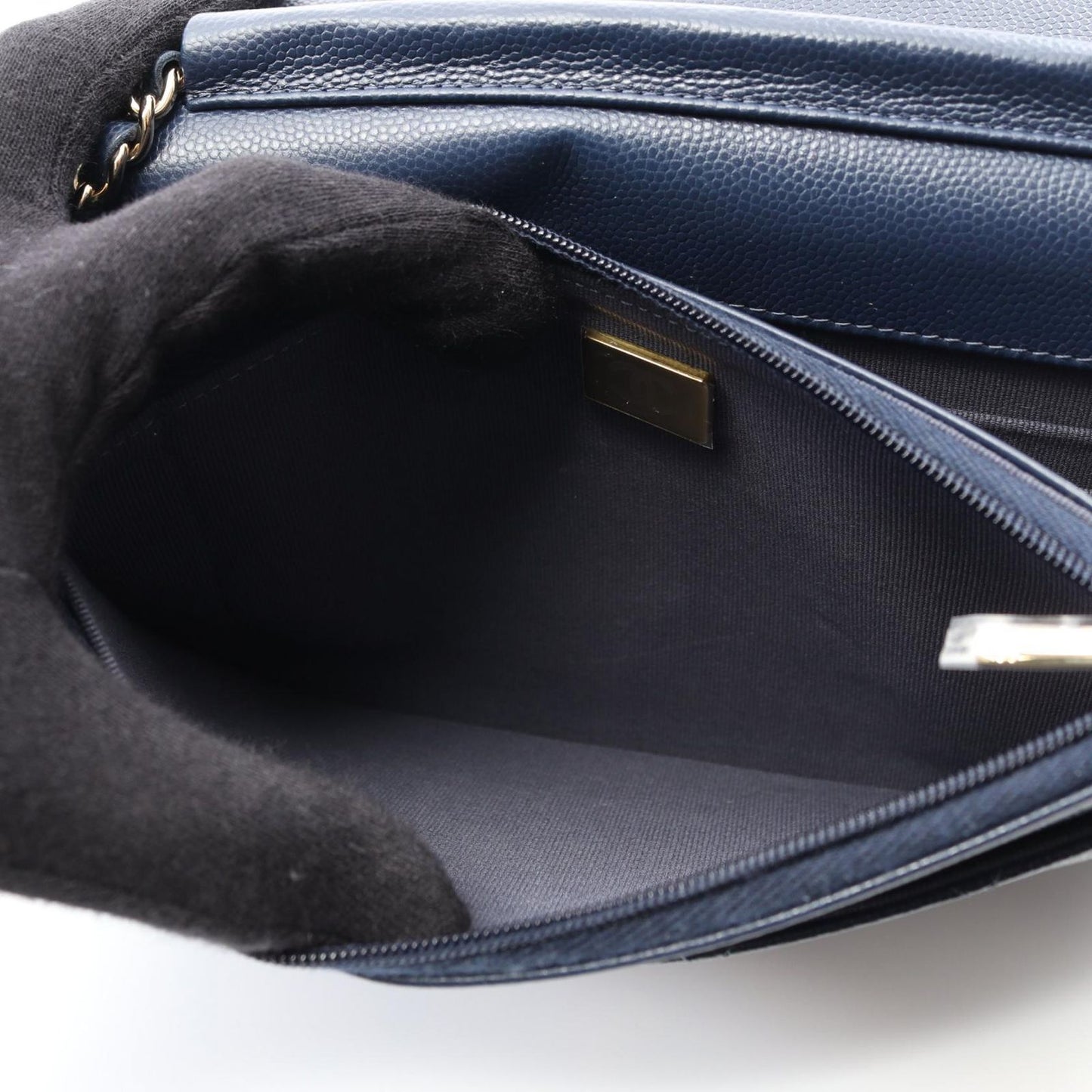 CHANEL Matelassé Shoulder Bag AP4246 in Navy Calfskin