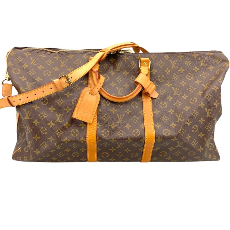 Louis Vuitton Keepall Bandoulière 60 Monogram Brown Unisex Bag