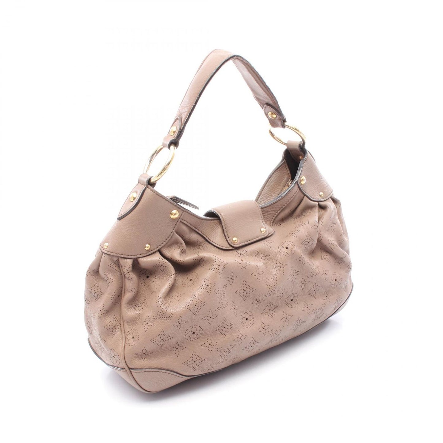 Louis Vuitton Solar PM Mahina Shoulder Bag in Taupe Leather
