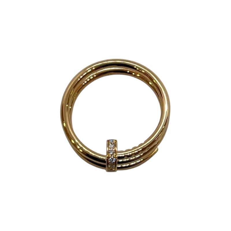 Cartier Juste un Clou Ring in 18K Pink Gold with Diamonds