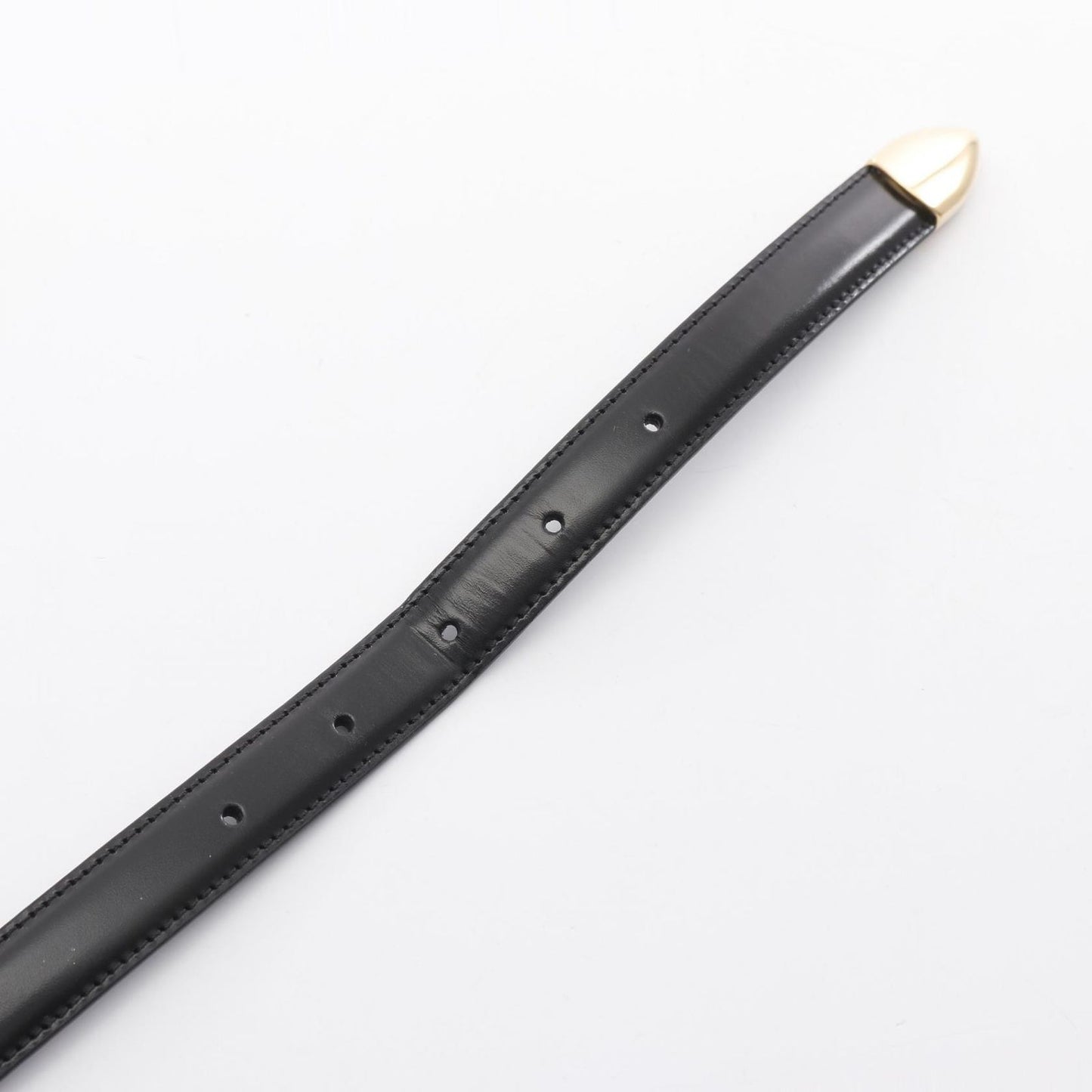 CELINE Small Western Belt in Black Leather - Timeless Elegance