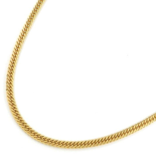 K18YG Double-Sided Figaro Necklace - Exquisite Craftsmanship