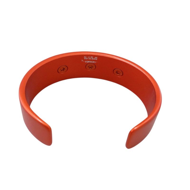 HERMES Medor Bracelet in Red Metal - Exquisite Luxury for Women