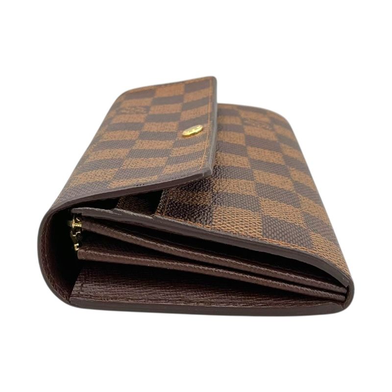 Louis Vuitton Portefeuille Sarah Brown Damier Canvas Long Wallet