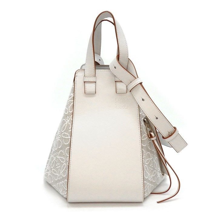LOEWE Hammock Small Handbag in Ecru & Soft White - Exquisite Craftsmanship