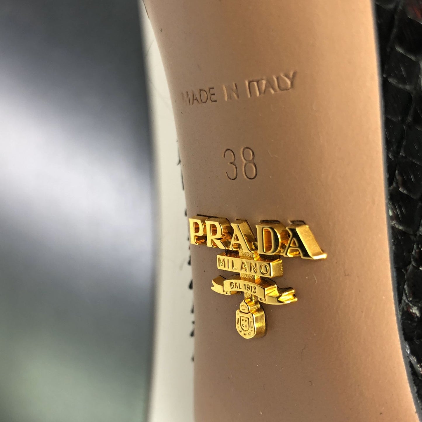 PRADA Brown Leather Long Boots - Timeless Elegance