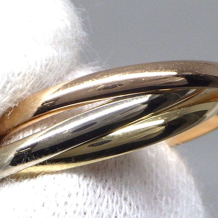 Cartier Trinity XS Ring in Tri-Color Gold - K18PG, K18WG, K18YG