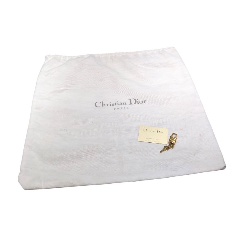 Christian Dior Double Saddle Tote Bag in Khaki Trotter Canvas