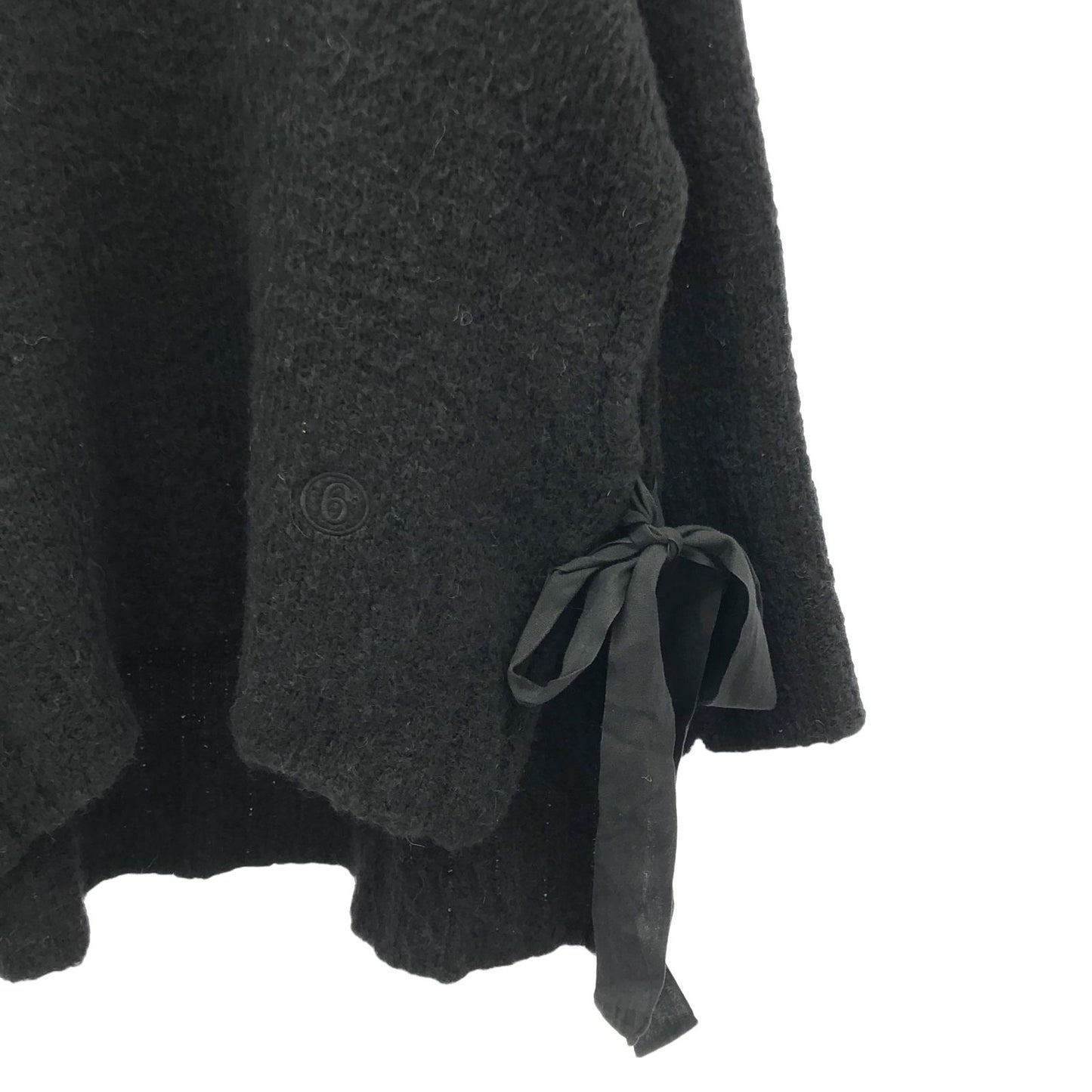 MM6 Black Knit Sweater - Timeless Elegance for the Modern Woman