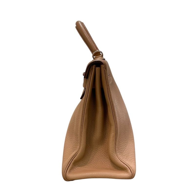 HERMES Kelly 32 Togo Leather in Tabac Camel with Silver Hardware