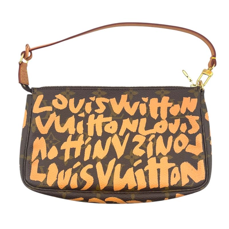 Louis Vuitton Monogram Graffiti Pochette Accessoires - Brown