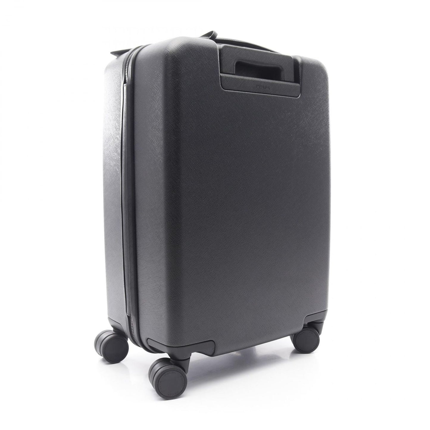PRADA Policarbonato Trolley Carry-On - Black Saffiano Leather