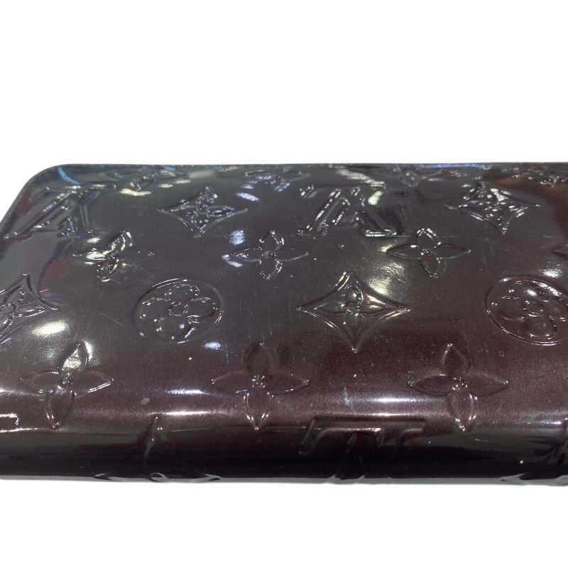 Louis Vuitton Zippy Wallet M93522 in Bordeaux Monogram Vernis