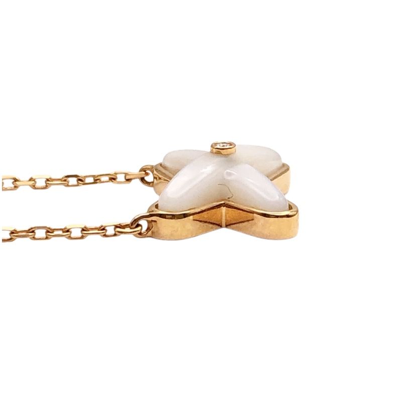 CHAUMET J'adore Necklace in K18 Pink Gold with MOP & Diamond