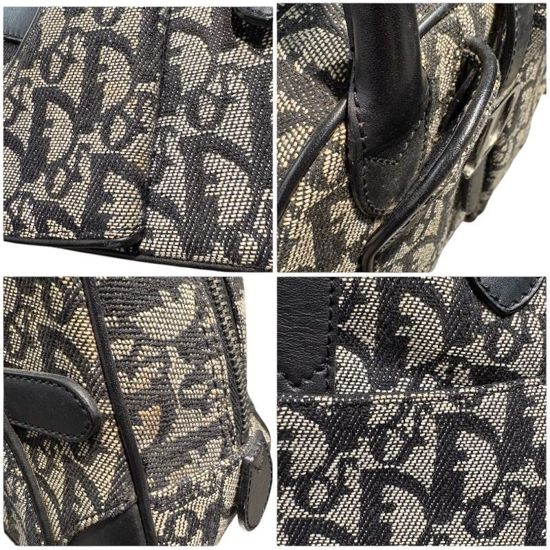 Christian Dior Trotter Handbag in Black Canvas - Unisex Luxury