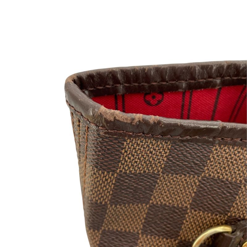 Louis Vuitton Neverfull MM Damier Ebene Canvas Tote Bag