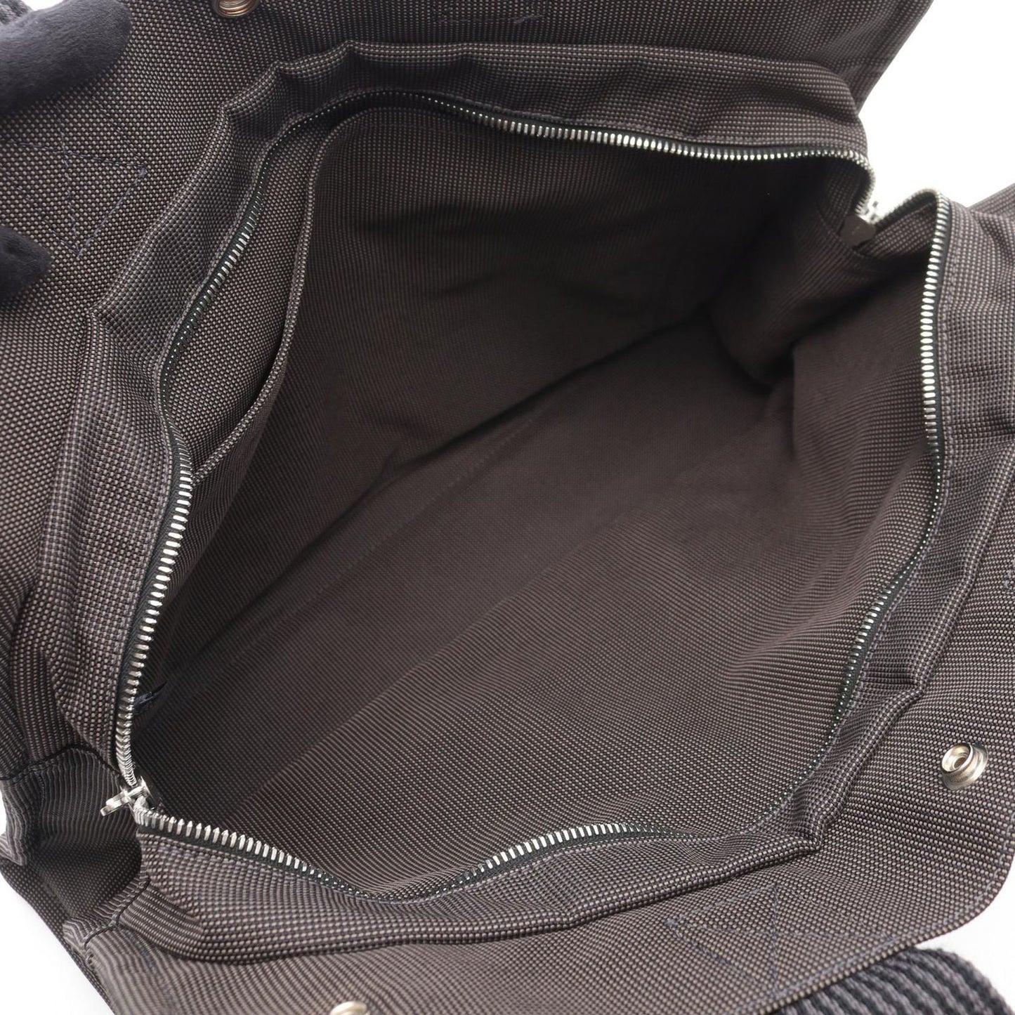 HERMES Élan Line MM Tote Bag in Gray Canvas - Timeless Elegance