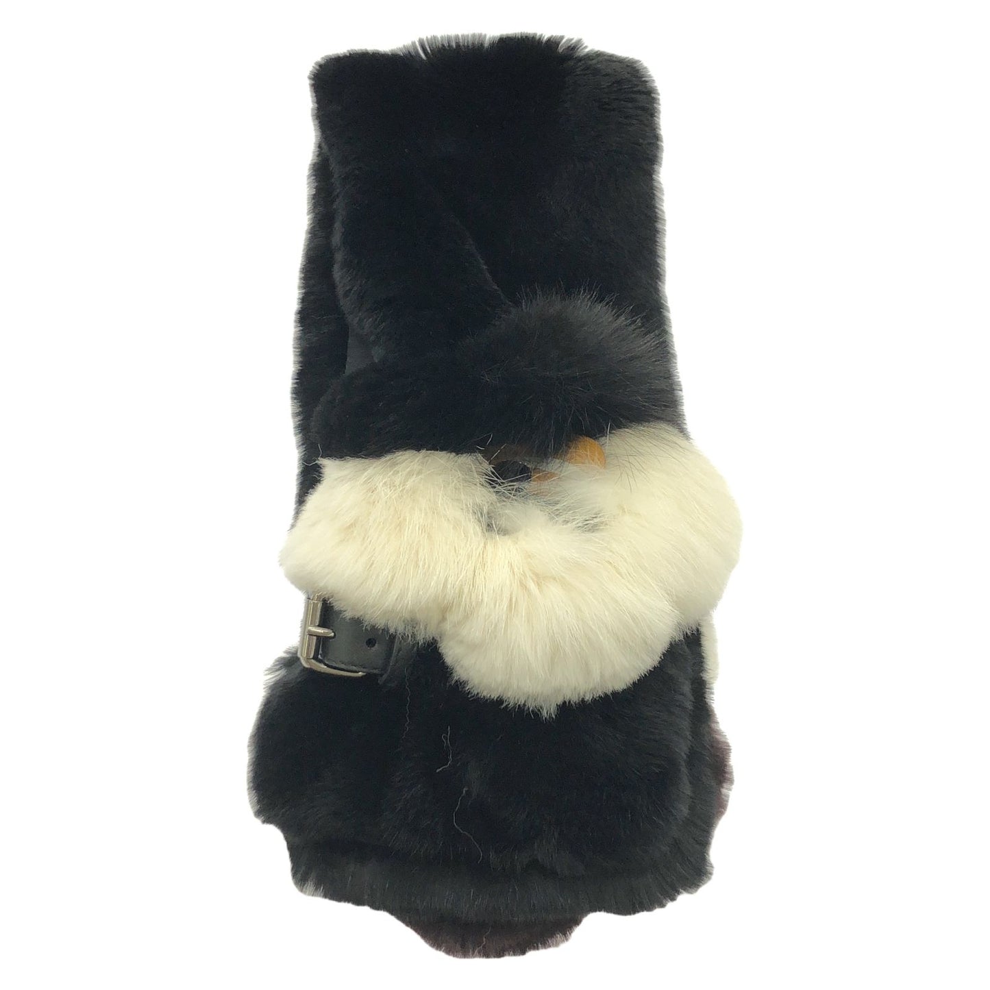 FENDI Black Cashmere Scarf - Timeless Elegance