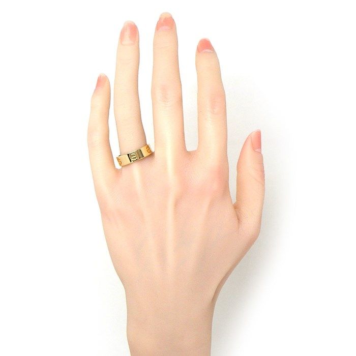Cartier Love Ring Classic Model B4084658 in K18 Yellow Gold