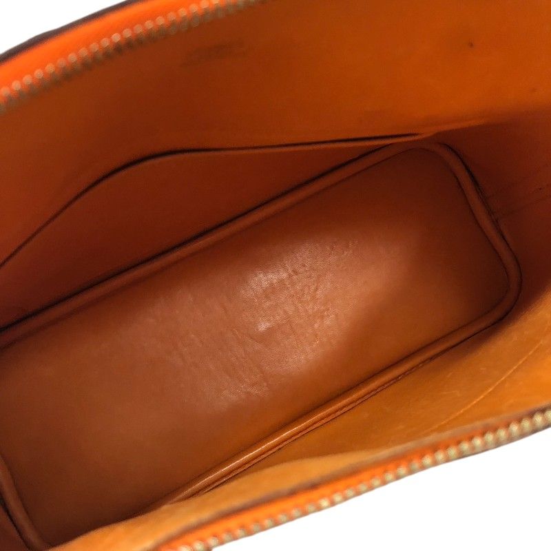 HERMES Bolide 31 Handbag in Orange with Gold Hardware
