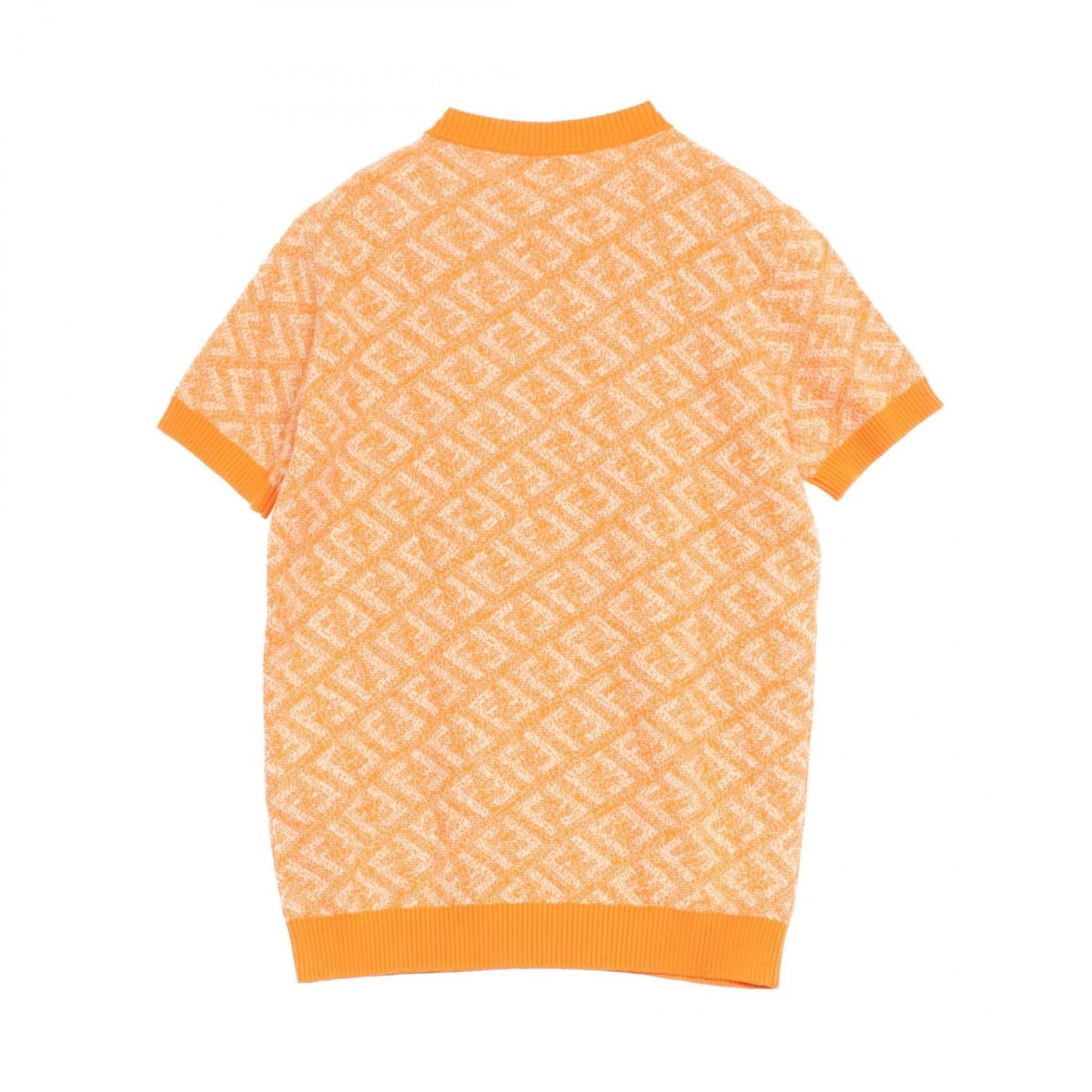 FENDI FF Logo Knit Sweater in Orange - Unworn Luxury Fashion
