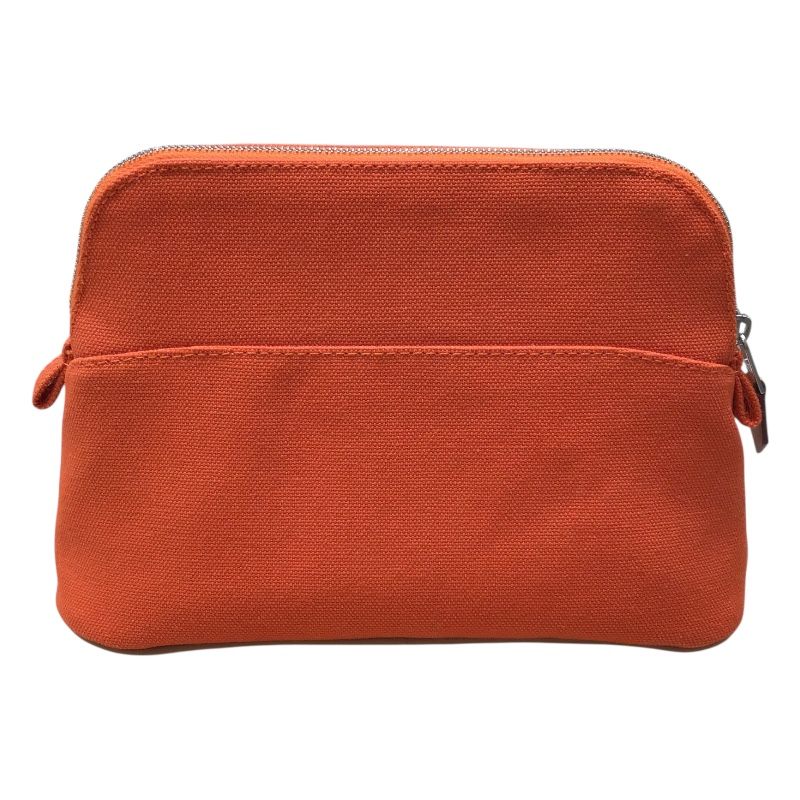 HERMES Bolide Pouch 20 in Orange Towel - Unisex Luxury Accessory
