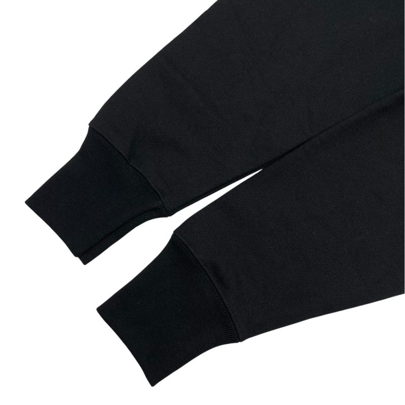 Champion Reverse Weave Embroidered Sweat Hoodie - Black Cotton