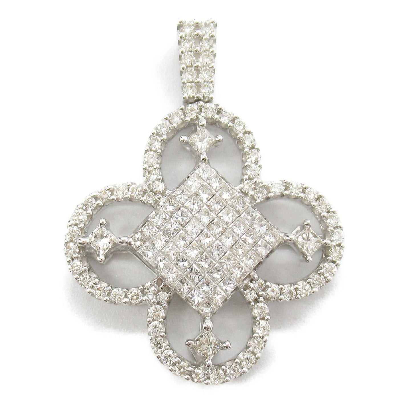 Exquisite K18WG Diamond Pendant - 1.00ct Luxury Jewelry