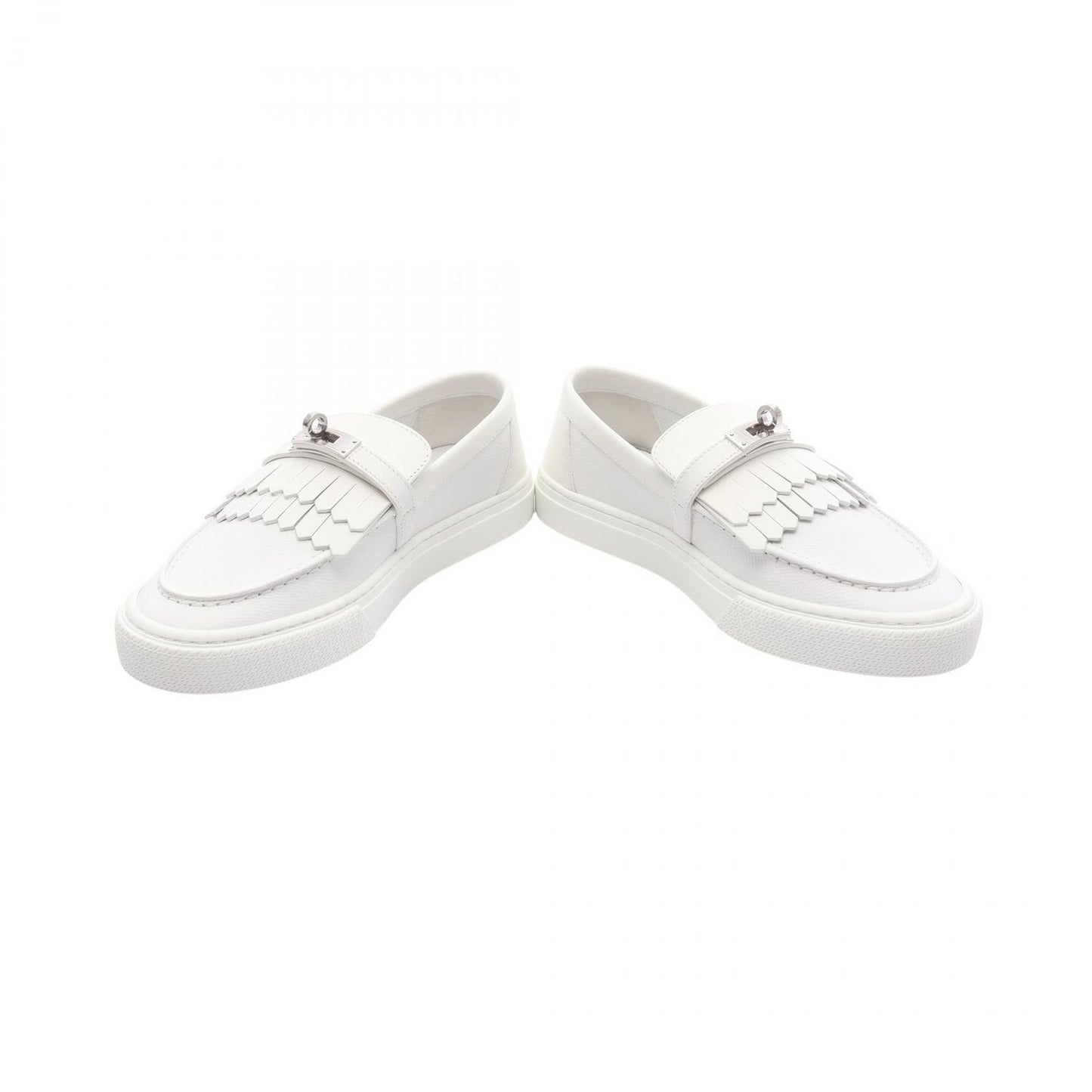 HERMES Game Slip-On Leather Shoes - Pristine Condition, Size 37