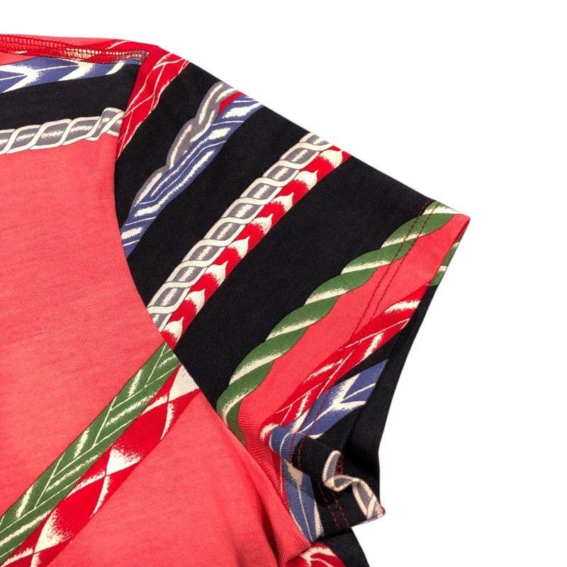 HERMES Signature Pattern Cotton T-Shirt for Women