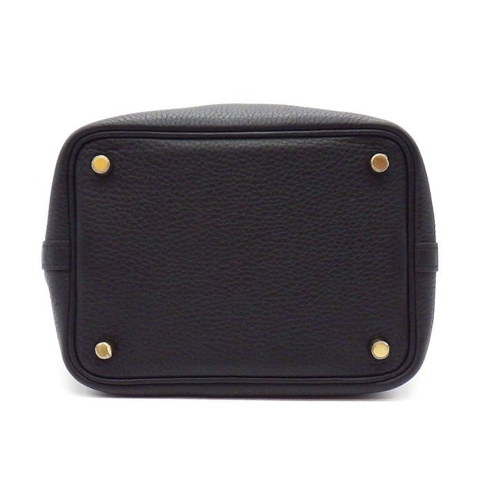HERMES Picotin Lock PM Handbag - Black Togo Leather, 2024 Edition