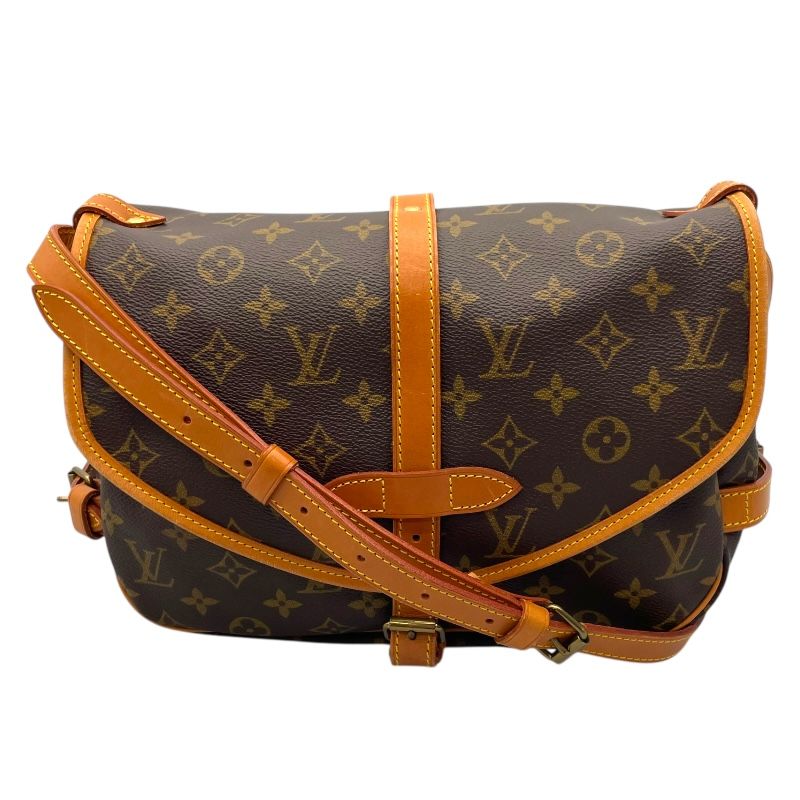Louis Vuitton Monogram Canvas Soumire 30 Shoulder Bag - Brown