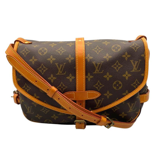 Louis Vuitton Monogram Canvas Soumire 30 Shoulder Bag - Brown