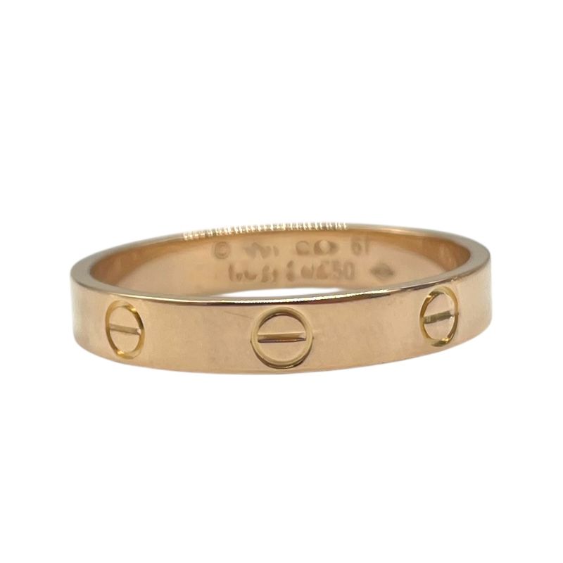 Cartier Mini Love Ring in 18K Pink Gold - Timeless Elegance