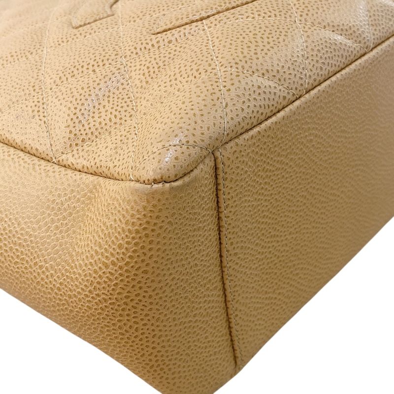 CHANEL PST Tote A50994 Caviar Leather with Gold Hardware