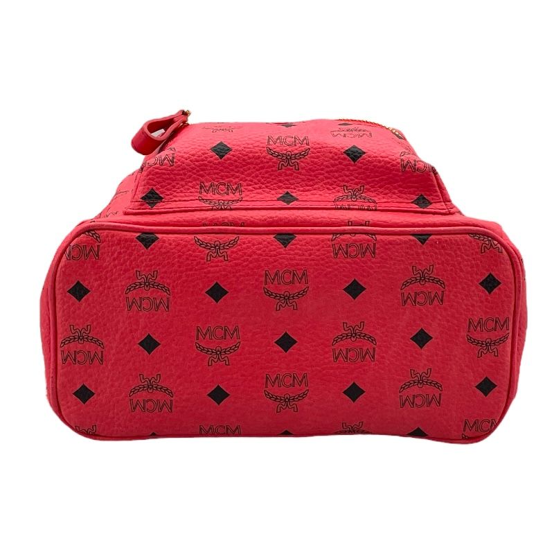 MCM Pink Leather Backpack for Men - Exquisite Craftsmanship