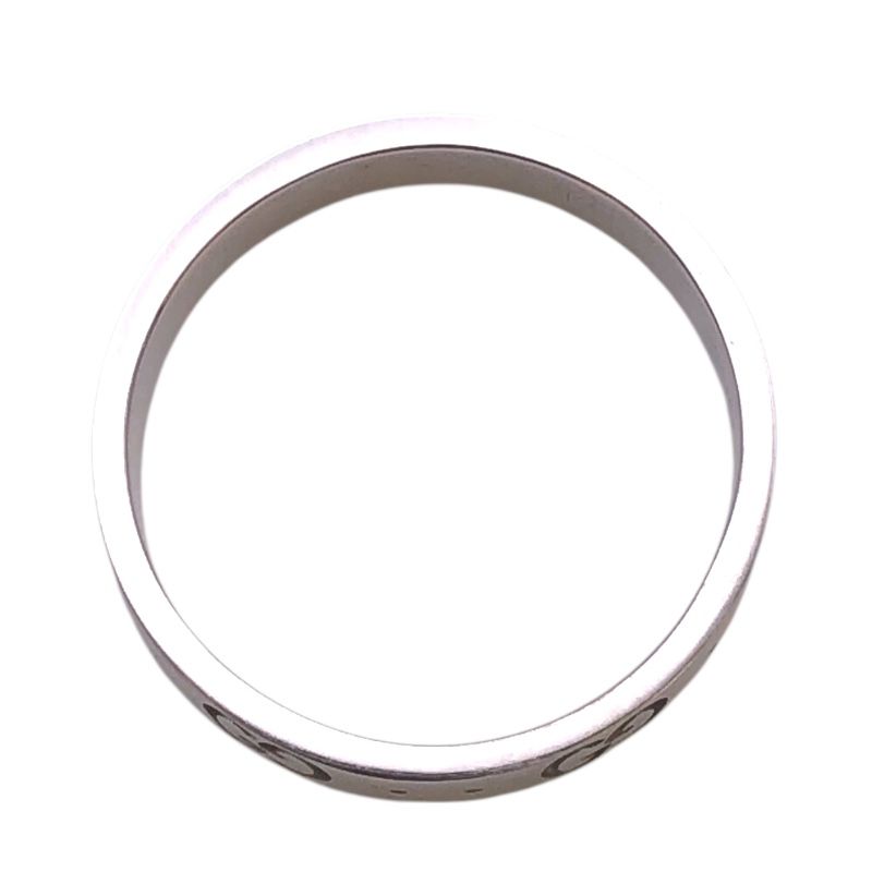 GUCCI Icon Ring in K18 White Gold - Timeless Elegance