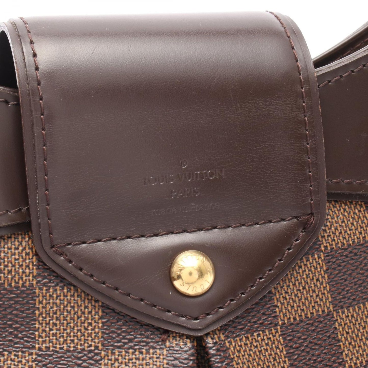 Louis Vuitton Sistina MM Damier Ebene Shoulder Bag - Timeless Elegance