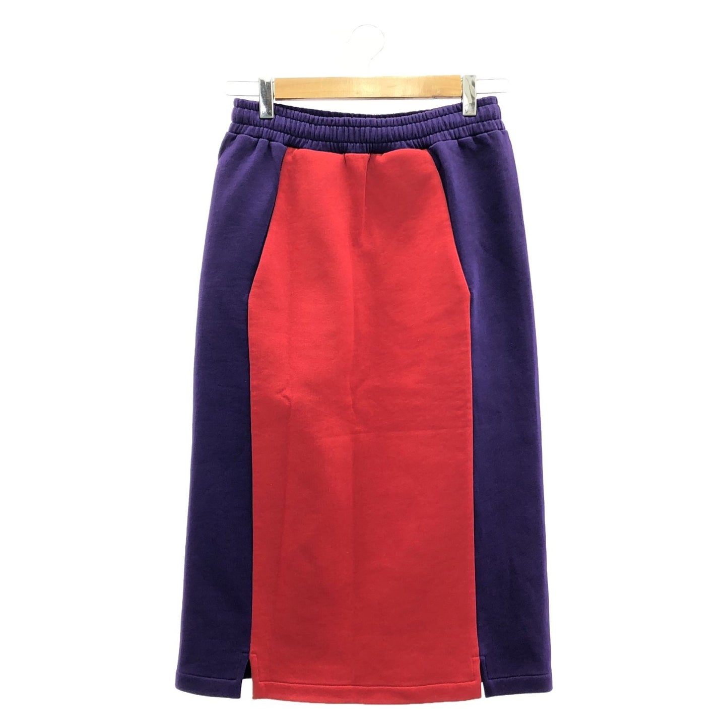 MSGM Cotton Skirt in Red - Exquisite Italian Craftsmanship
