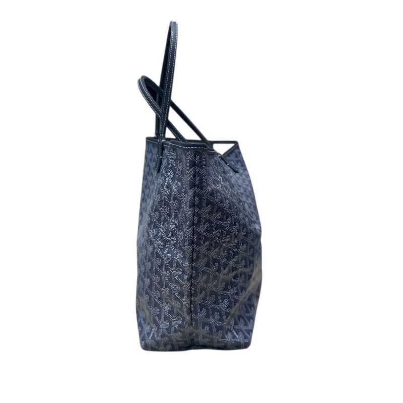 GOYARD Saint Louis PM Handbag in Gray Goyardine Canvas