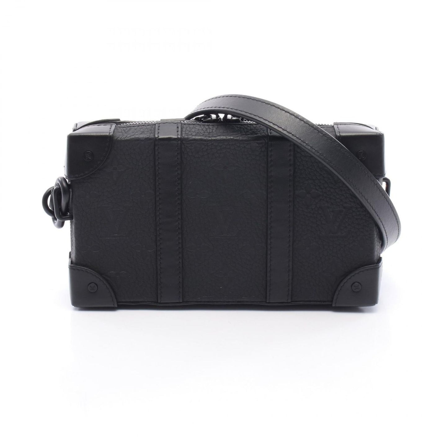 Louis Vuitton Soft Trunk Wallet Shoulder Bag in Noir Leather