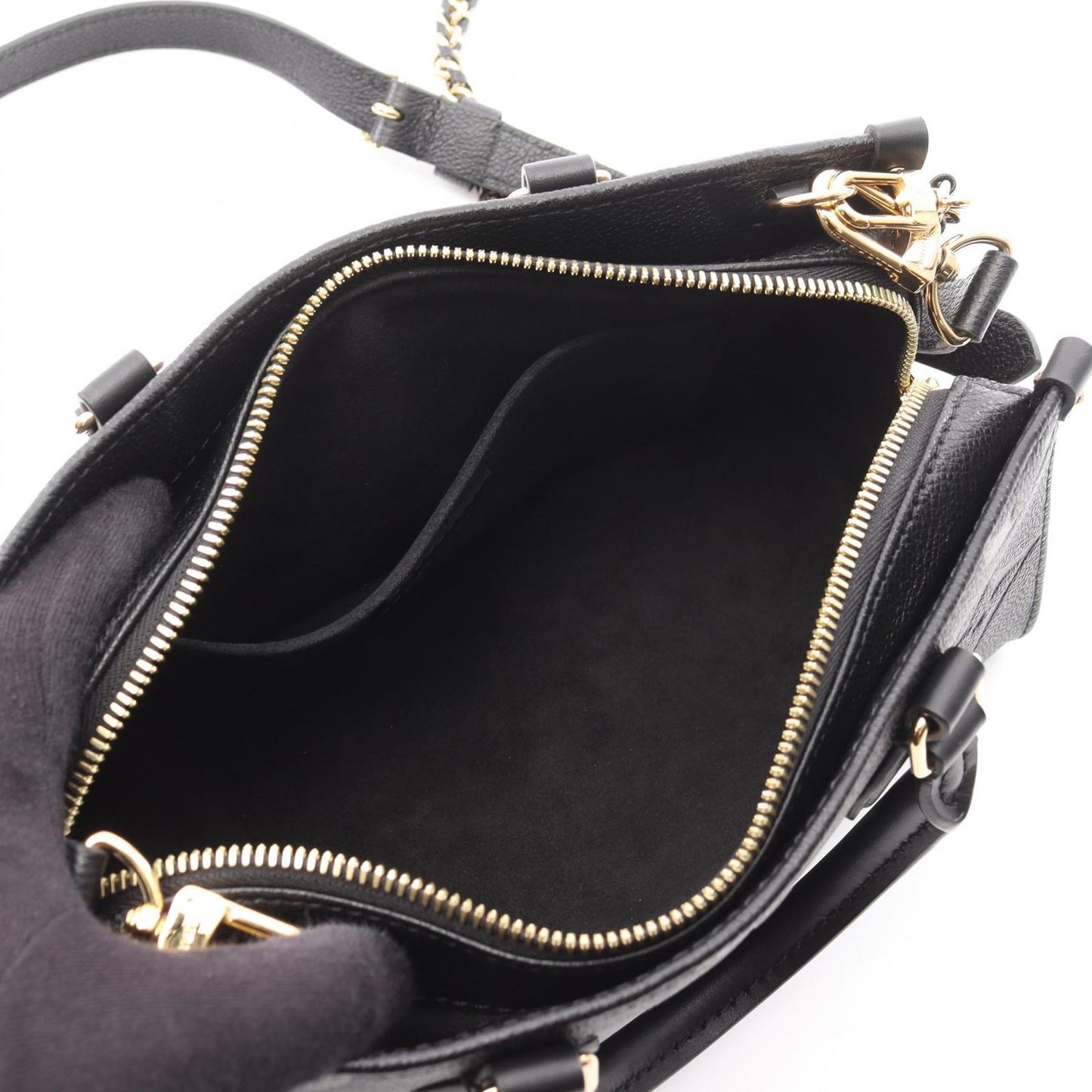 Louis Vuitton OnTheGo EW Monogram Empreinte Noir Handbag