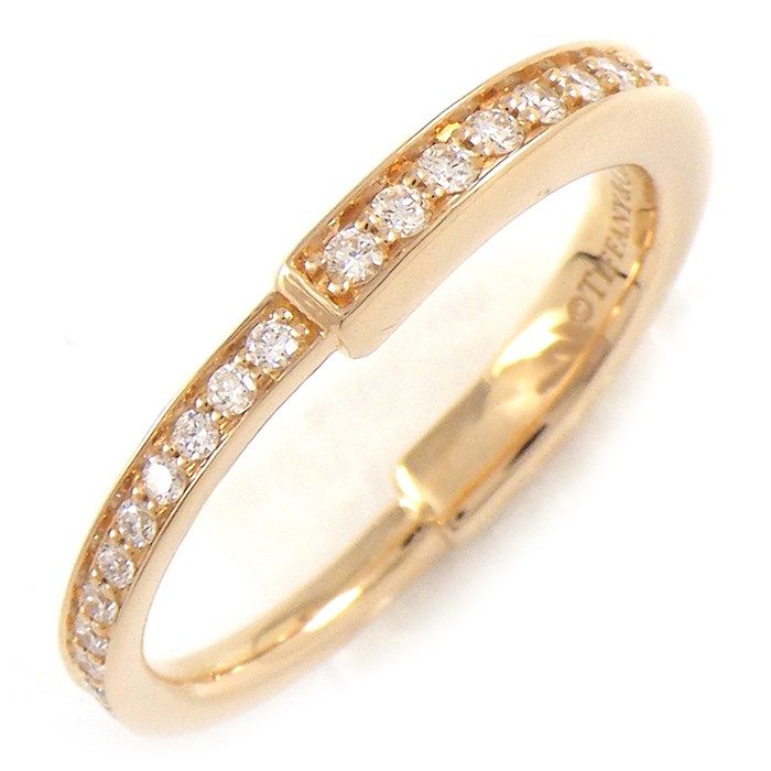 Tiffany & Co. Full Circle Diamond Ring in K18 Rose Gold - 0.36ct