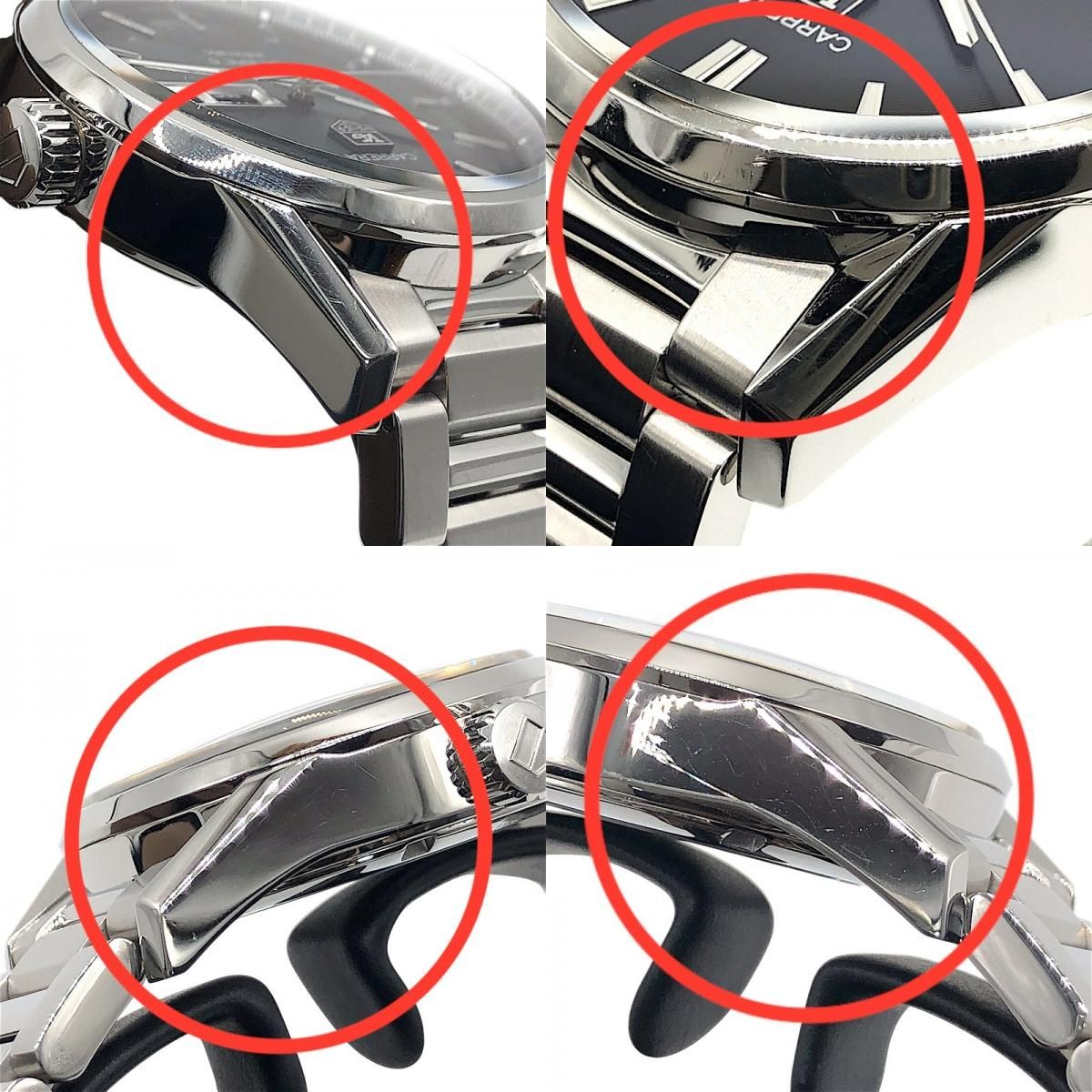 TAG Heuer Carrera Calibre 5 Day-Date Men's Watch - Black & Silver