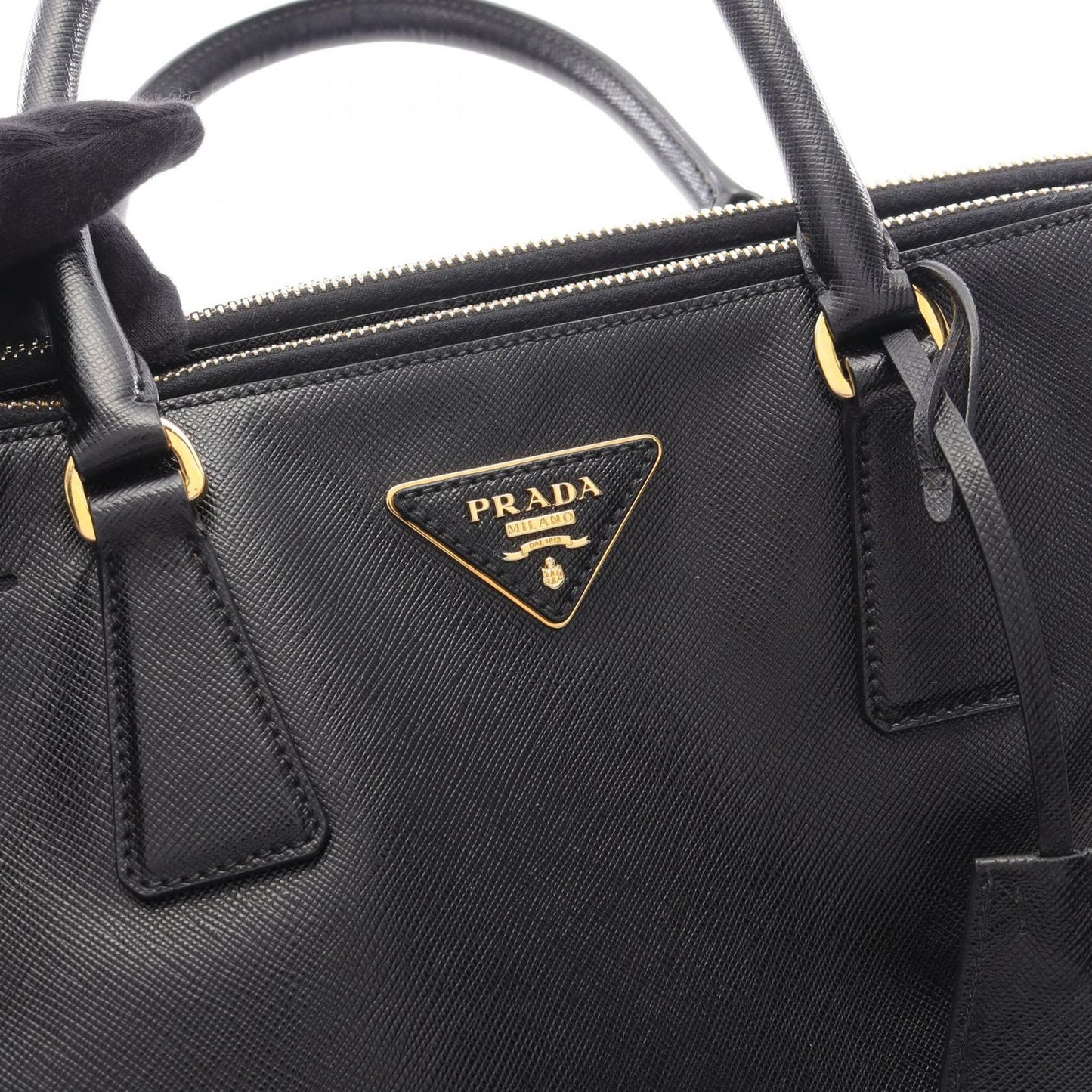 PRADA Saffiano Lux Galleria Handbag BN1801 - Timeless Black Elegance