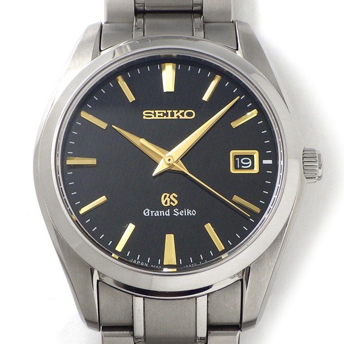 Grand Seiko 9F Quartz SBGX069 - Exquisite Black Dial Timepiece