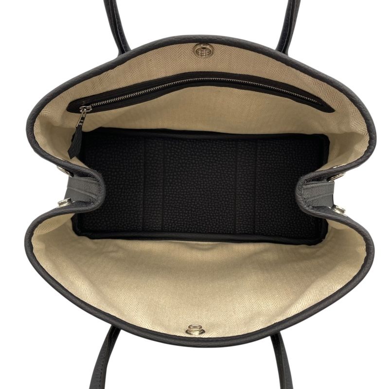 HERMES Garden Party TPM Handbag in Blue Indigo Negonda